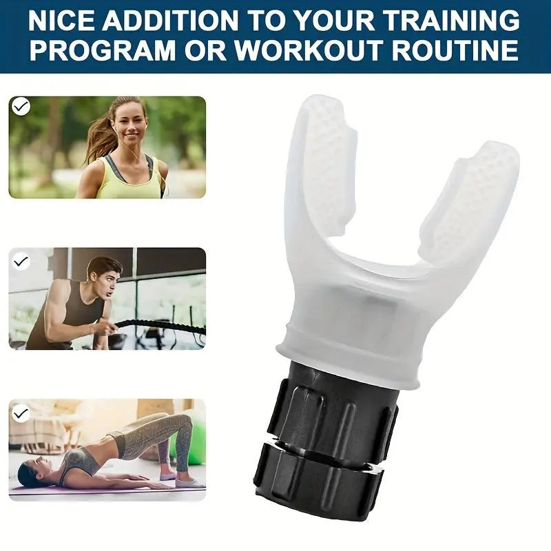 Portable Breathing Exercise Device, Lung Breathing Trainer, Adjustable Endurance Training Device for Improving Lung Capacity, Exercise Equipment