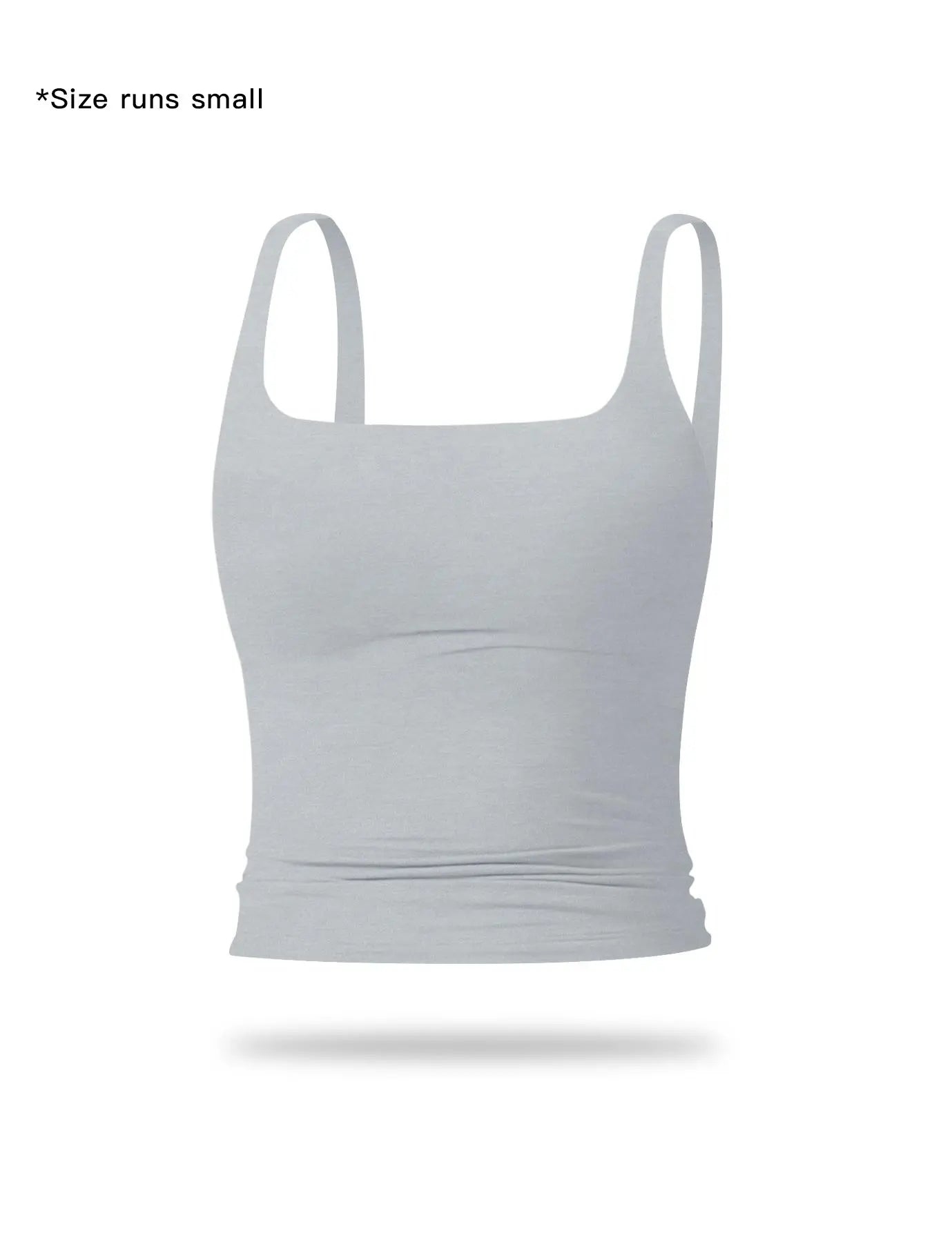 Women'S Solid Color Sports Tank Top, Casual Comfy Breathable Sleeveless Sports Top for Yoga Gym Workout Running, Ladies Sportswear for All Seasons