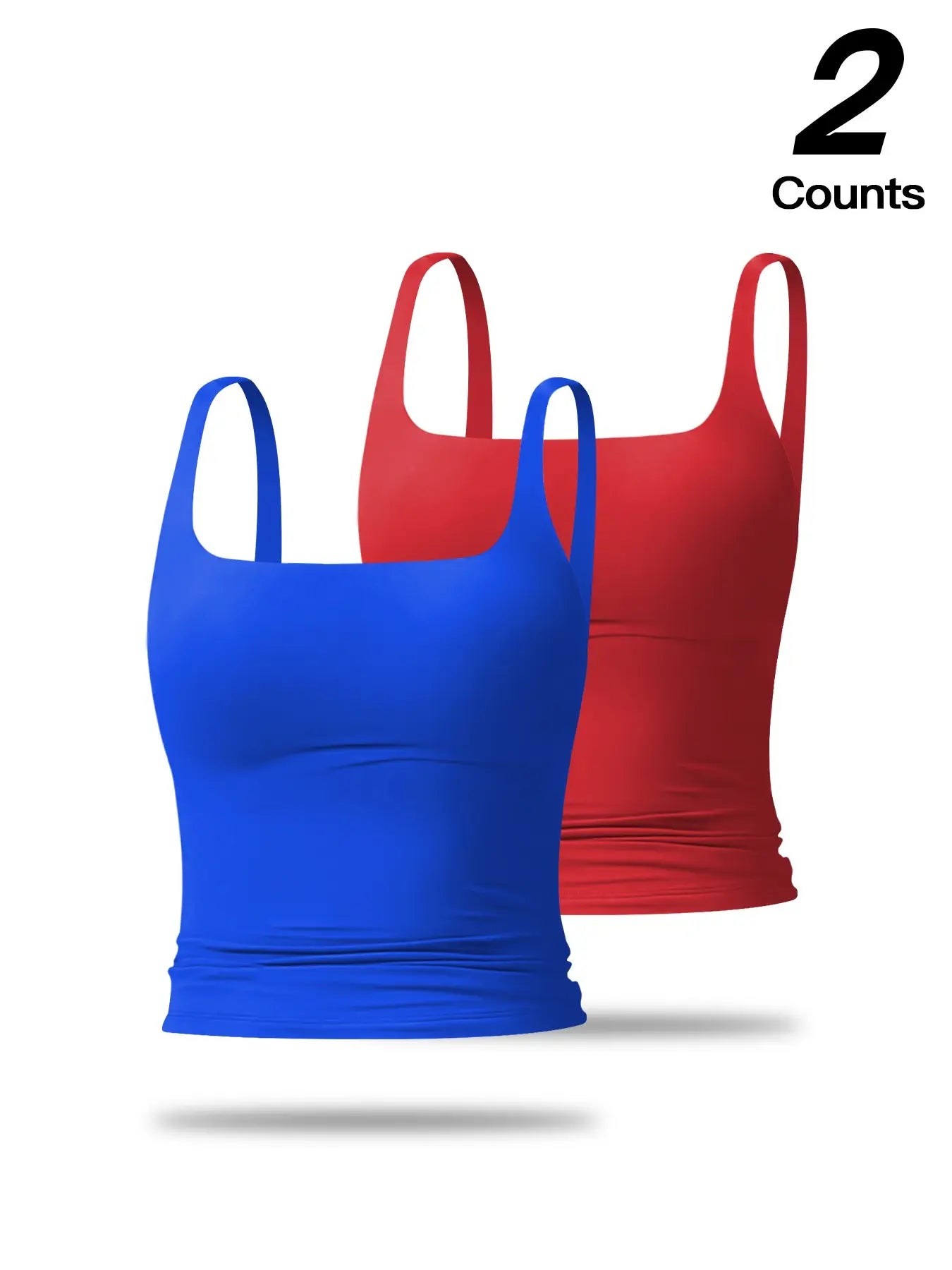 Women'S Solid Color Sports Tank Top, Casual Comfy Breathable Sleeveless Sports Top for Yoga Gym Workout Running, Ladies Sportswear for All Seasons