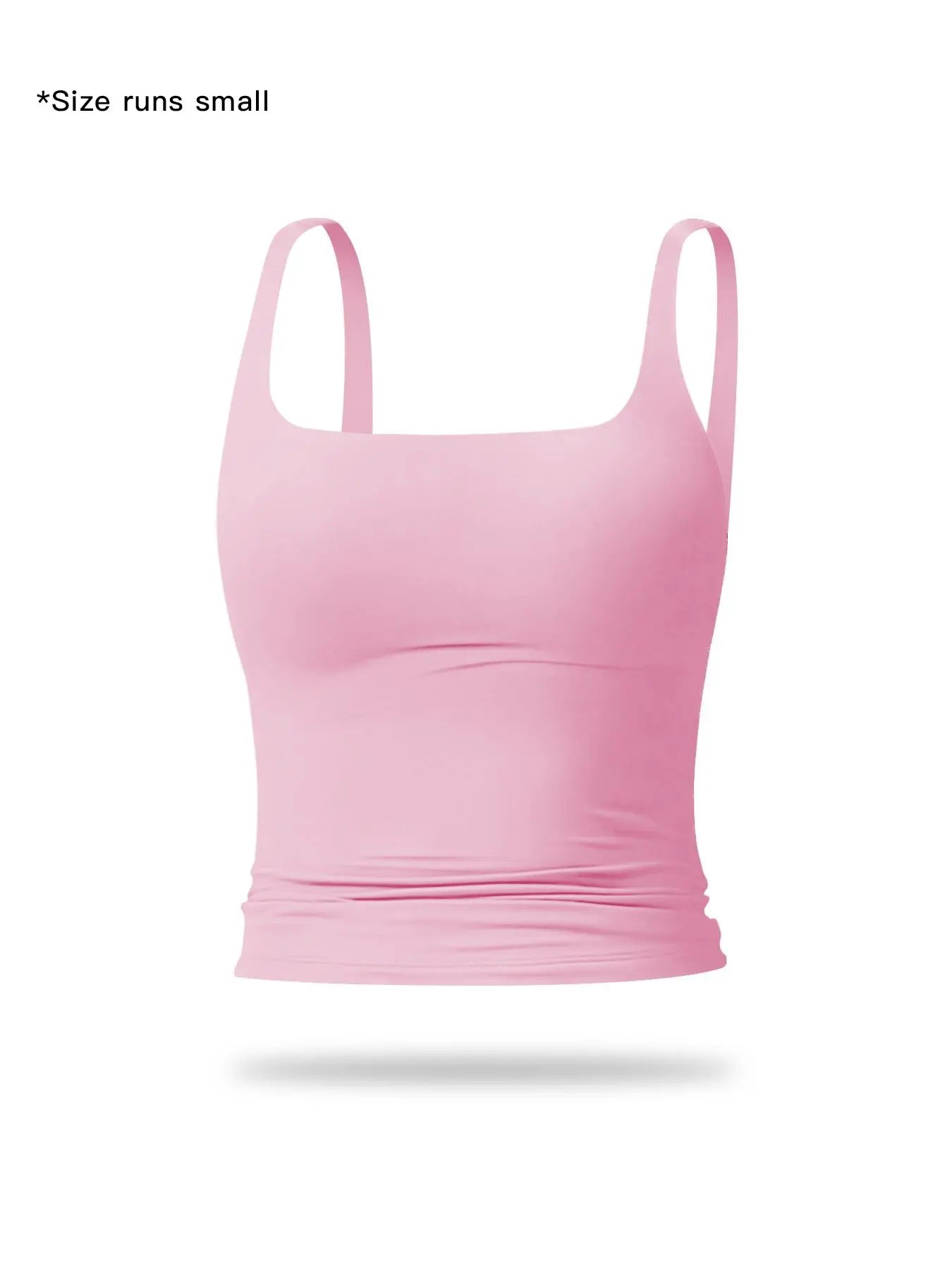 Women'S Solid Color Sports Tank Top, Casual Comfy Breathable Sleeveless Sports Top for Yoga Gym Workout Running, Ladies Sportswear for All Seasons