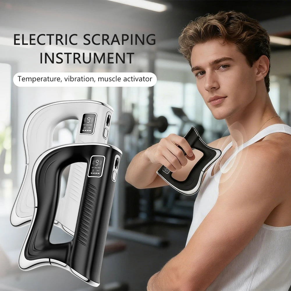 Electric Fascia Knife Massager – 9-Gear Vibration Muscle Scraper