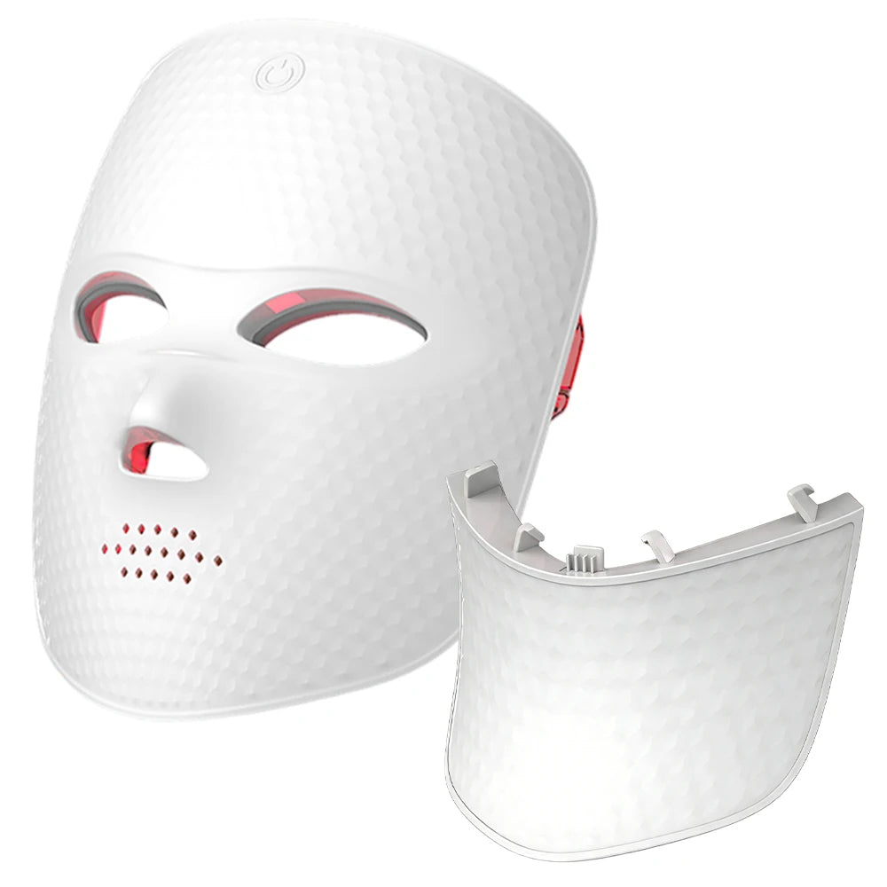 7-Color Photon Face & Neck Mask – LED Anti-Aging Skin Rejuvenation Device