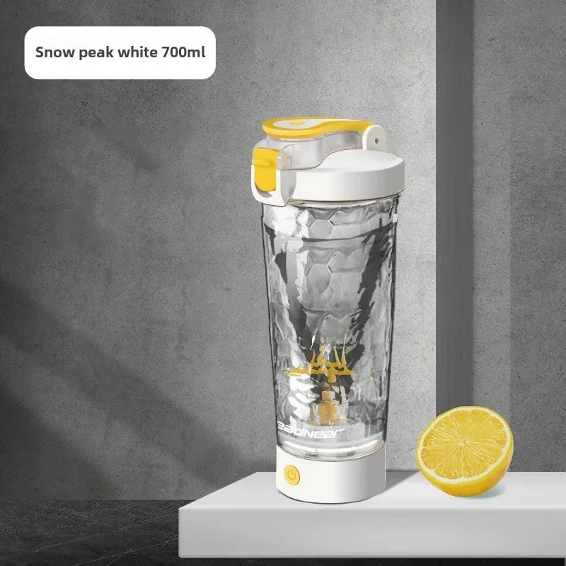 Electric Protein Shaker Bottle – USB Rechargeable Portable Mixer Cup