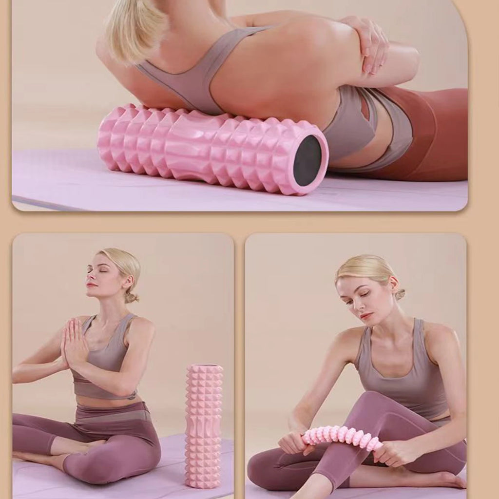 Crescent Foam Roller – 45cm Yoga & Pilates Muscle Relaxation Post