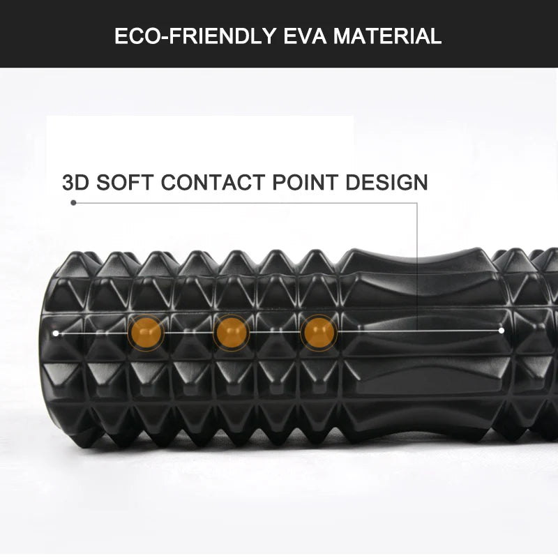 Crescent Foam Roller – 45cm Yoga & Pilates Muscle Relaxation Post