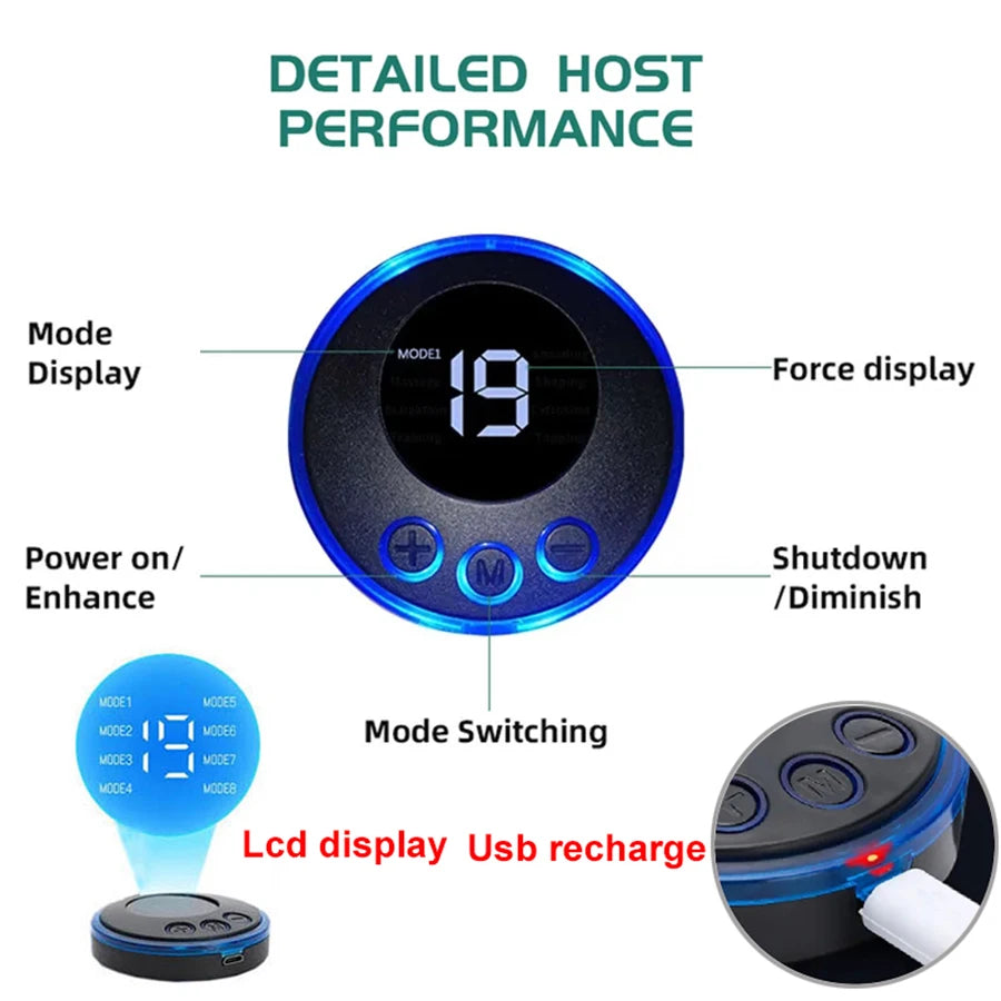 EMS Ab Toning Belt – USB Rechargeable Waist & Abdominal Muscle Stimulator