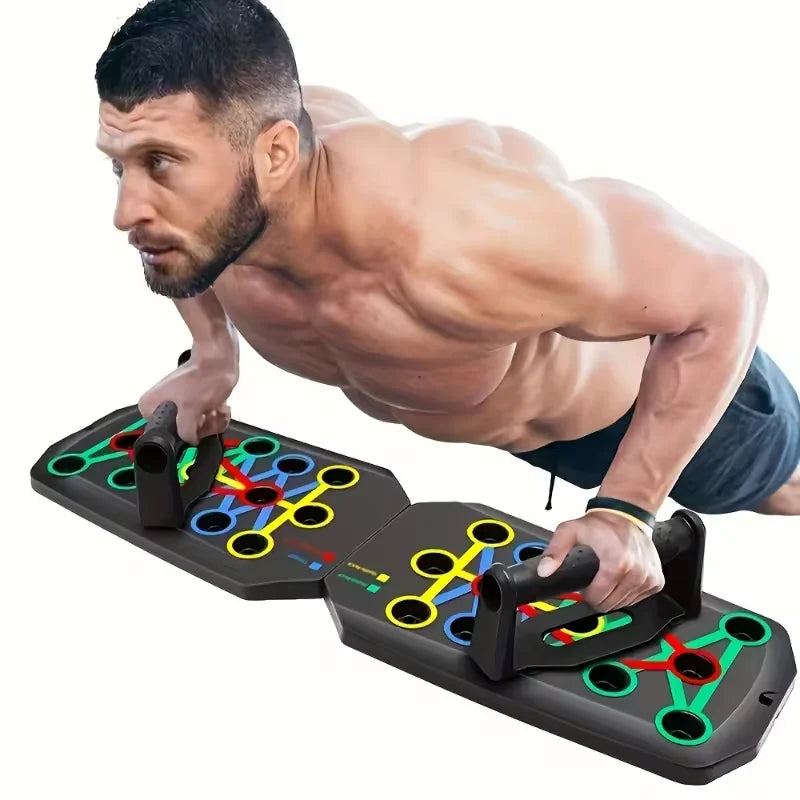 Multifunctional Push-Up Board Set – Foldable Chest, Arms & Back Trainer