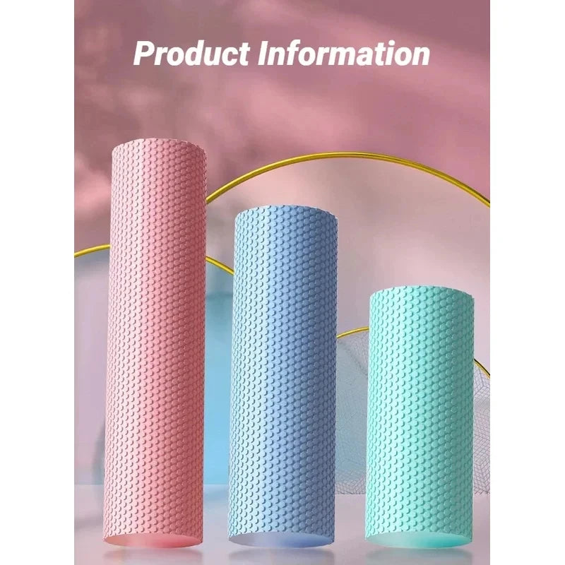 Hexagonal EVA Foam Roller – 10x30cm Massage Roller for Yoga & Pilates