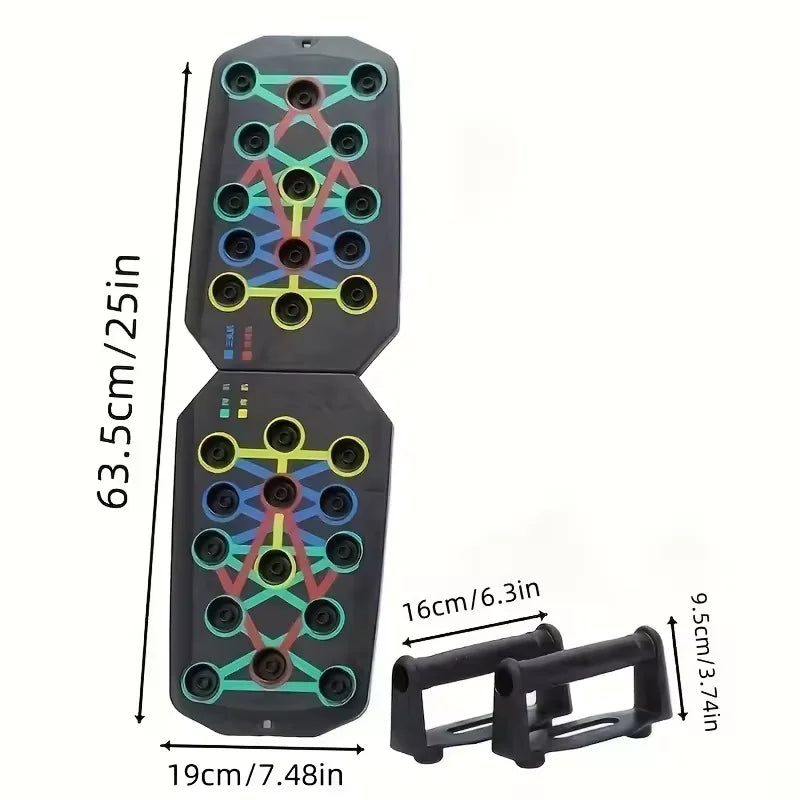 Multifunctional Push-Up Board Set – Foldable Chest, Arms & Back Trainer