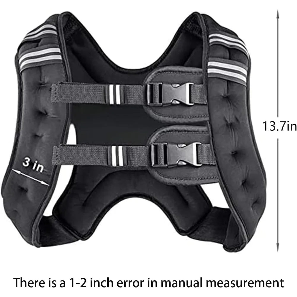 Adjustable Weight Vest – 8 to 30 lbs for Strength Training & Cardio