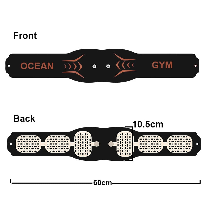 EMS Ab Toning Belt – USB Rechargeable Waist & Abdominal Muscle Stimulator