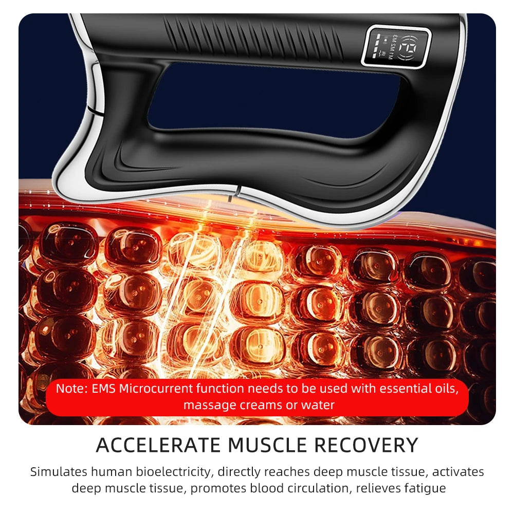 Electric Fascia Knife Massager – 9-Gear Vibration Muscle Scraper