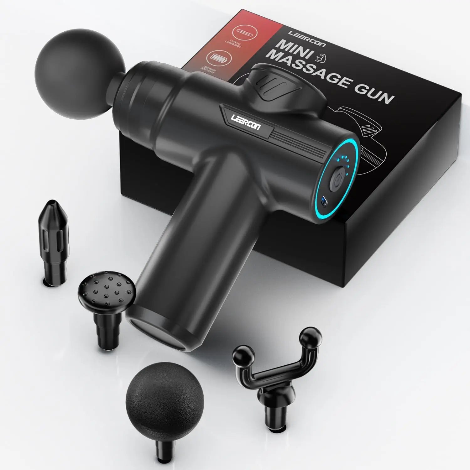 Portable Mini Massage Gun – 6-Speed Deep Tissue Recovery