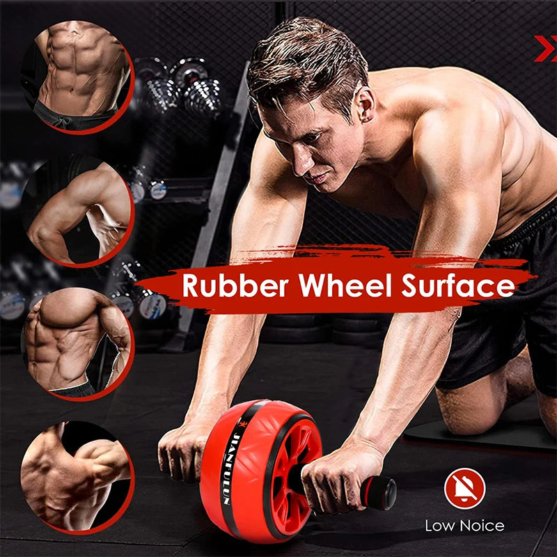AB Wheel Roller – Non-Slip Abdominal Strength Training Equipment