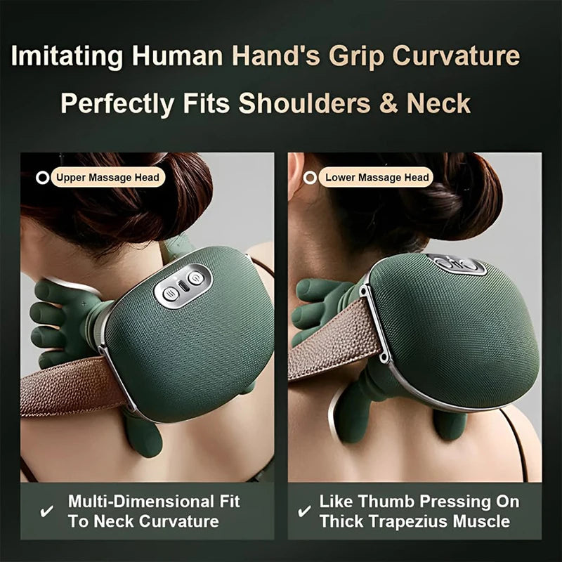 N7 Bionic Neck & Shoulder Massager – 4D Kneading Shiatsu Relief