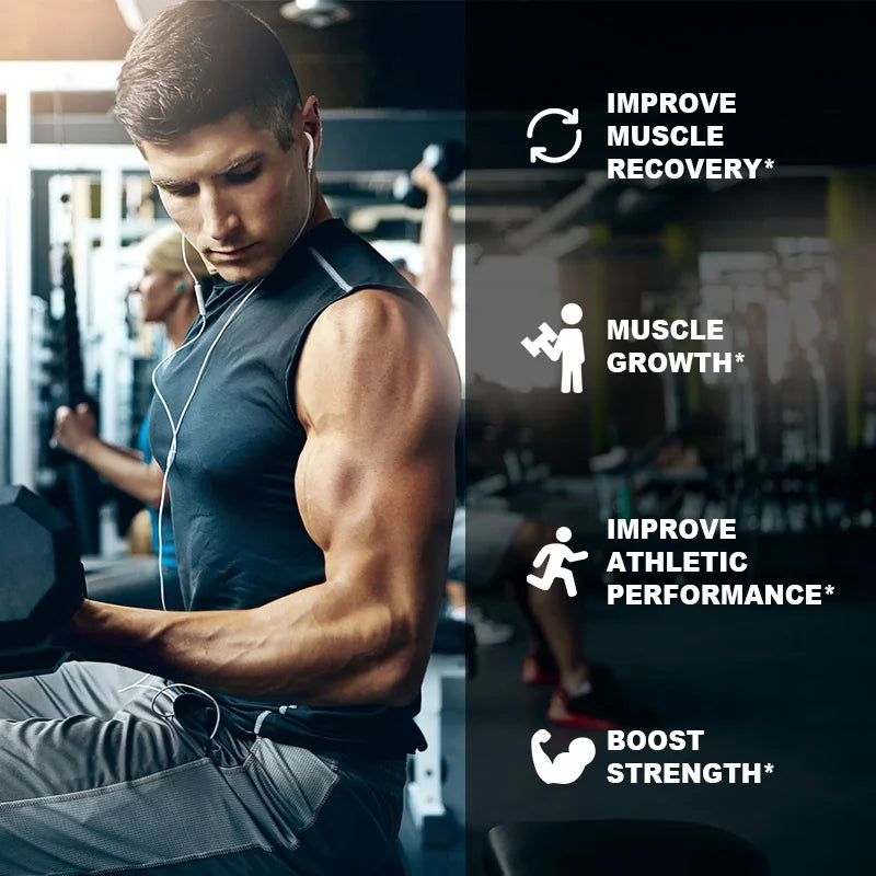 Creatine Monohydrate Capsules – Lean Muscle, Strength & Recovery