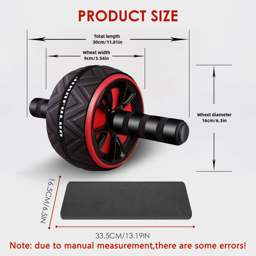 AB Wheel Roller – Non-Slip Abdominal Strength Training Equipment