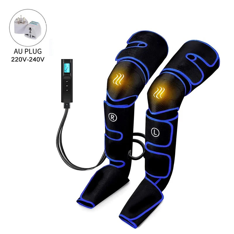 Air Compression Leg Massager – 6-Mode Recovery Boots with Heat