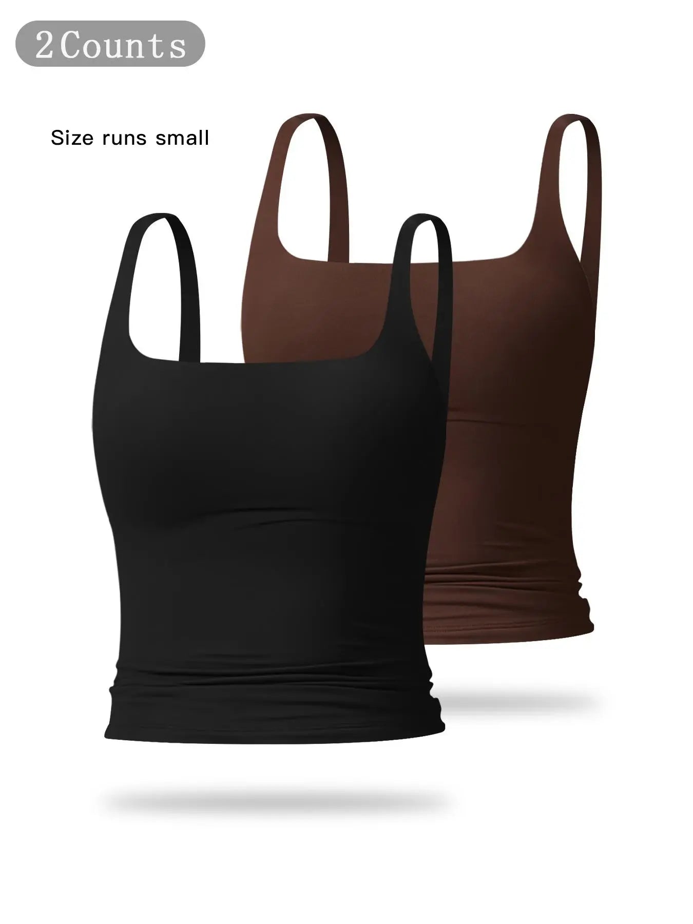 Women'S Solid Color Sports Tank Top, Casual Comfy Breathable Sleeveless Sports Top for Yoga Gym Workout Running, Ladies Sportswear for All Seasons