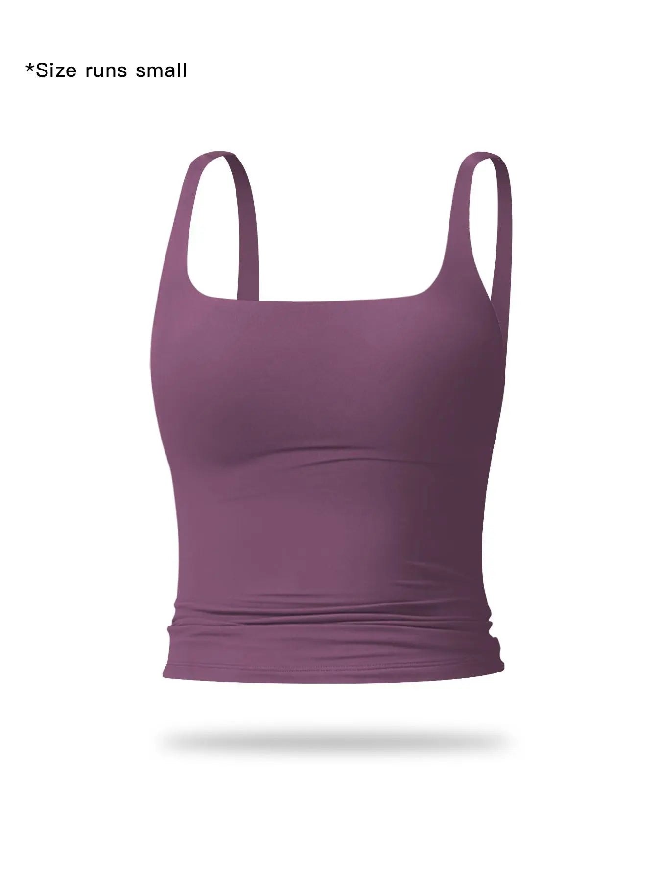 Women'S Solid Color Sports Tank Top, Casual Comfy Breathable Sleeveless Sports Top for Yoga Gym Workout Running, Ladies Sportswear for All Seasons